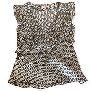Zolla Fake Wrap Party Top Made in Italy Size XS‎